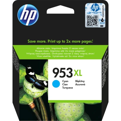 Картридж/ HP 953XL High Yield Cyan Original Ink Cartridge фото 1