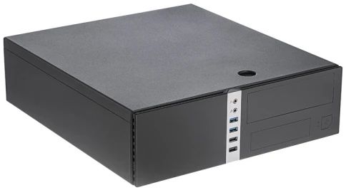 Корпус с блоком питания 300Вт./ Case Foxline mATX Desktop 300W, 2xUSB3.0, 2xUSB2.0, toolless, Black, 8cm. fan, powercord фото 5