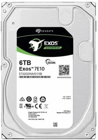 Жесткий диск/ RECERTIFIED HDD Seagate SATA Exos 7E10  6Tb 7200  256Mb фото 4