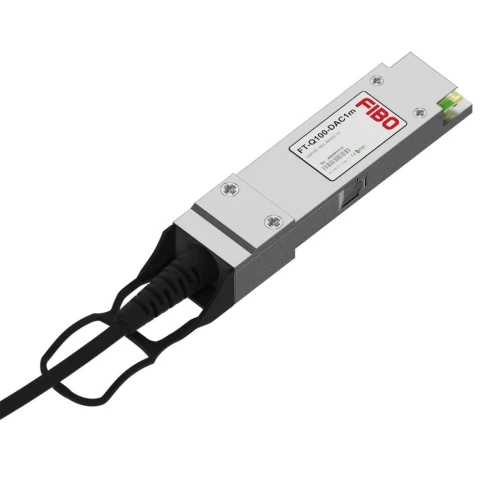 Кабель/ FIBO FT-Q100-DAC1m QSFP28 to QSFP28 DAC модуль, медный кабель Belden, 1 метр фото 2