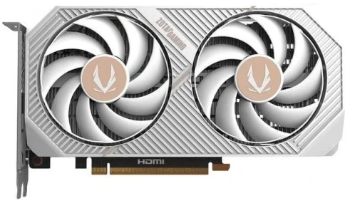 Видеокарта Zotac PCI-E 5.0 RTX 5060 TWIN EDGE OC WHITE ED NVIDIA GeForce RTX 5060 8Gb 128bit GDDR7 2527/28000 HDMIx1 DPx3 HDCP Ret фото 1