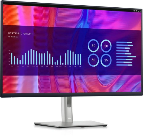 Монитор Dell 32" P3223DE черный IPS LED 5ms 16:9 HDMI матовая HAS Piv 1000:1 350cd 178гр/178гр 2560x1440 60Hz DP USB 11.7кг фото 2