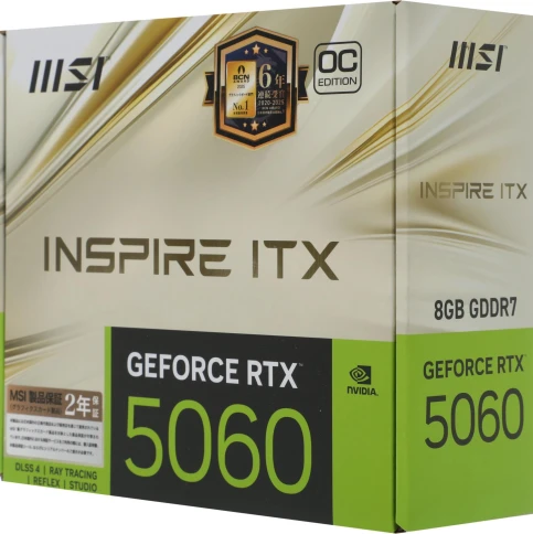 Видеокарта/ GeForce RTX 5060 8G INSPIRE ITX OC фото 6