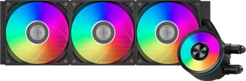 Система водяного охлаждения PcCooler DA360 Pro ARGB Soc-AM5/AM4/1200/1700/1851 черный 4-pin 33.8dB Al 300W Ret (DA360PRO-BKAWXX -GL) фото 1