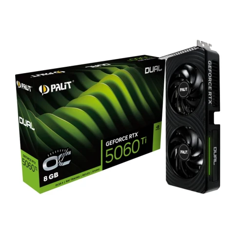 Видеокарта PCIE16 RTX5060TI 8GB PA-RTX5060Ti DUAL OC 8GB PALIT фото 12