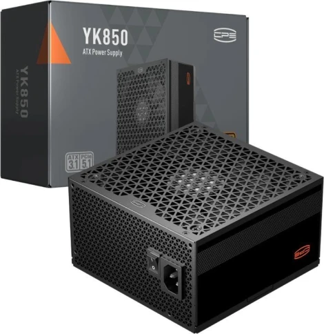 Блок питания PcCooler ATX 850W P5-YK850-B1F 80+ bronze (20+4pin) APFC 120mm fan 6xSATA Cab Manag RTL [P5-YK850-B1FWBK1-EU] фото 6