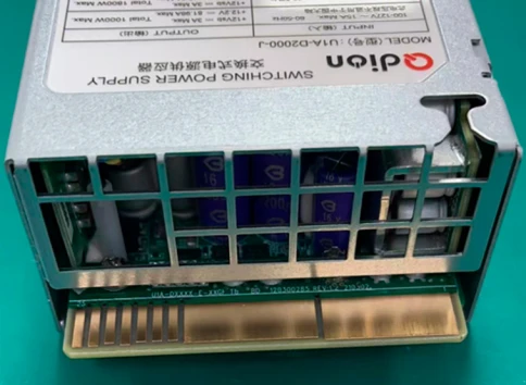 Блок питания серверный/ Server power supply Qdion Model U1A-D2000-J P/N:99MAD12000I1170113 CRPS 1U Module 2000W Efficiency 94+, Gold Finger (option), Cable connector: C14 фото 4