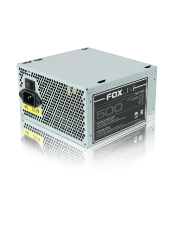 Блок питания 500Вт/ Power Supply Foxline, 500W, ATX, NOPFC, 120FAN фото 4