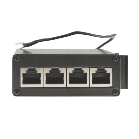 Грозозащита/ SP-IP4/1000PD Устройство грозозащиты для локальной вычислительной сети на 4 порта (скорость до 1000 Мбит/с) с защитой линий PoE (802.3 af/at/bt, методы A + B, контакты 1/2, 3/6, 4/5, 7/8) Двухступенчатая защита. Максимальное длительное рабоче фото 5