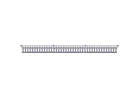 Systeme Electric vertical cable manager, Excelente series, plastic fingers, with cover, for 42U cabinets 750mm and 800mm wide фото 11
