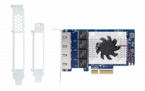Сетевая карта/ QNAP QXG-5G4T-111C Quad Port 5 GbE RJ-45 Network Card, PCIe Gen3 x4 фото 5