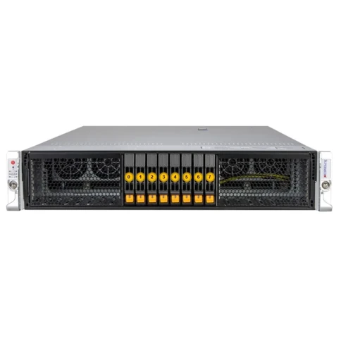 Платформа для сервера/ Supermicro Server AS-2126HS-TN 2U (2x AMD EPYC 9004/9005 / 24x DDR5 RDIMM / 16x Hs 2.5" NVMe/SATA*/SAS*/ 6x PCIe 5.0 / no LAN / 2x 1600W Power) (16 NVME config) фото 6