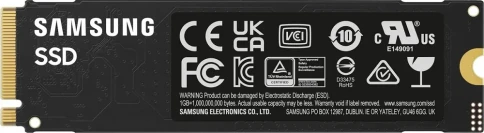 Твердотельные накопители/ Samsung SSD 990 EVO Plus, 2000GB, M.2(22x80mm), NVMe 2.0, NVMe 2.0, PCIe 4.0 x4, V-NAND TLC, R/W 7250/6300MB/s, IOPs 1 000 000/1 350 000, TBW 1200, DWPD 0.3 (12 мес.) фото 4