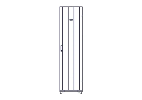 Шкаф Systeme Electric, серия Uniprom, 48U-600/1200, боковые панели 4шт, черный фото 6