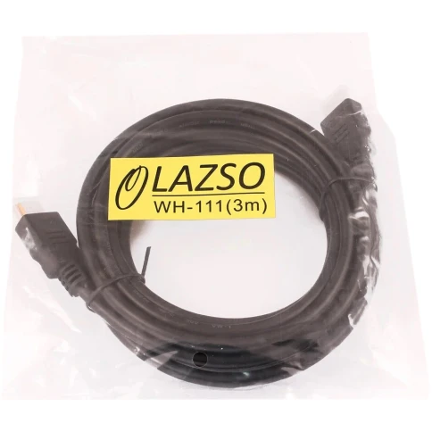 Кабель/ LAZSO WH-111(3m)-B Кабель для передачи сигналов HDMI 2.0, максимальное разрешение 4Кх2К, 60Hz (4:4:4). фото 3