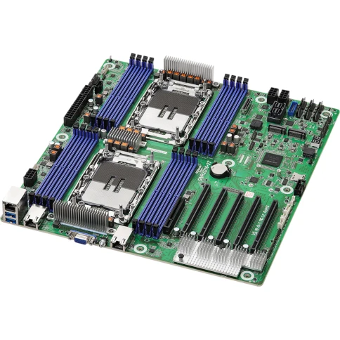 Материнская плата/ ASRock GNR2D16-2T, EEB like, 2x LGA 4710 Intel Xeon 6700P-series/ 6500P-series/ 6700E-series, 16x DDR5 RDIMM, MRDIMM, 5x PCIe5.0 / CXL2.0 x16, 1x PCIe5.0 / CXL2.0 x8, 1x MCIO (PCIe5.0 / CXL2.0 x8), 2x M.2 (PCIe5.0 x2), up to 8 SATA 6Gb/ фото 2