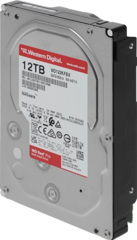 Жесткий диск/ HDD WD SATA3 12Tb Red Pro 7200 512Mb 1 year warranty (replacement WD121KFBX, WD120EFBX, WD120EFGX) фото 2