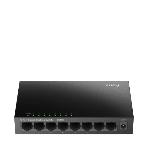 Коммутатор/ 8-Port Gigabit Metal Switch, 8 10/100/1000M RJ45 Ports, IGMP Snooping, Loop Detection/Prevention, 802.1p/DSCP QoS, Desktop Metal Case, Power Saving, Plug & Play фото 1