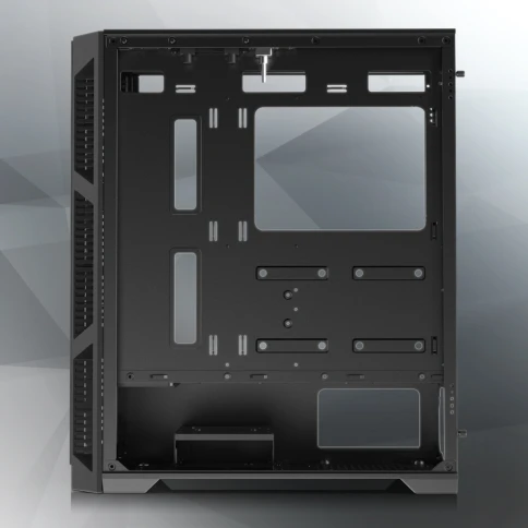 Корпус без блока питания/ Case Raijintek ARCADIA III, Midi-Tower, TG, 1x120mm, 1xUSB-A 3.0 + 2xUSB 2.0, ATX, mATX, mITX Black фото 8