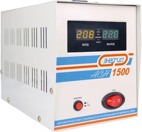 Стабилизатор  АСН- 1500  ЭНЕРГИЯ с цифр. дисплеем/ Stabilizer ASN-1500 ENERGY with numbers. display фото 5