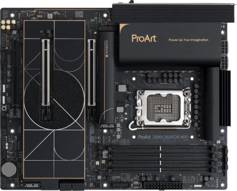 Материнская плата Asus PROART Z890-CREATOR WIFI Soc-1851 Intel Z890 4xDDR5 ATX AC`97 8ch(7.1) 1 x 10Gigabit + 1 x 2.5Gigabit RAID+HDMI+DP фото 1