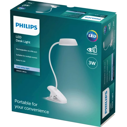 Philips Donutclip DSK201 PT 3W 40K W USB 02 фото 2