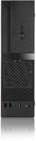 Корпус с блоком питания 300Вт./ Case Foxline FL-1001 mATX case, black, w/PSU TFX 300W, w/2xUSB2.0+2xUSB3.0, w/1xcombo audio, w/pwr cord, w/ 8cm FAN фото 3