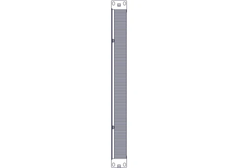 System Electric, серия Uniprom, 1U, 2шт, черный фото 3