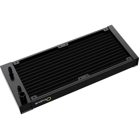 Система жидкостного охлаждения/ Water Cooling System Ocypus Sigma L24 PRO BK (290W, 240mm, LED, Black, ARGB/ Fans: 2x120mm, 90CFM, 2400RPM/ Pump height 97mm, 30dBA, 3100RPM, Rad thickness 27mm/ S: 1851, 1700, 1200, 115X, AM5, AM4) фото 4