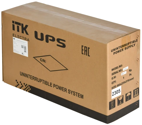 ITK ELECTRA LT ИБП 5кВА/4кВт 48VDC с АКБ 4х17AH USB Schuko фото 5