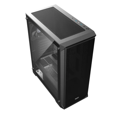 Корпус без блока питания/ Case Raijintek ARCADIA 41, Midi-Tower, TG, 1x120mm, 2xUSB-A 3.0 + 1xUSB-C, ATX, mATX, mITX Black фото 2