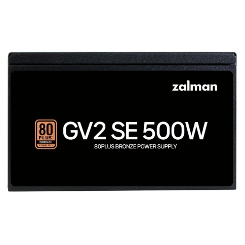 Блок питания ZALMAN ATX 12V Ver252 500W 80+Bronze, APFC, 120mm fan, 24pin, 1x4pin,1x8pin, 2xPCI-E, 3xMolex, 6xSATA, GV2 SE 500W, ZM500-GV2SE фото 3