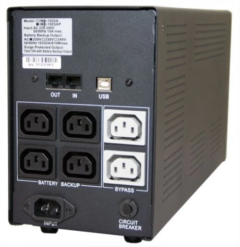 Источник бесперебойного питания (3 кабеля)/ Powercom IMP-1025AP фото 5