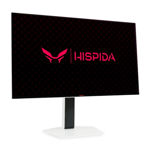 Монитор HISPIDA 27'' 2560x1440, OLED, 178/178, 0.03ms, 250nit, 1.5M:1, 280Hz, 2xDP 1.4/2xHDMI 2.1, noUSB-A, FreeSync, LowBlueLight, LTSP, ExtPWR, VESA 100x100, White, 1y фото 3