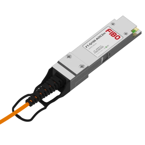 Кабель/ FIBO FT-Q100-AOC2m QSFP28 AOC модуль 100G, оптический кабель, 2 метра фото 3