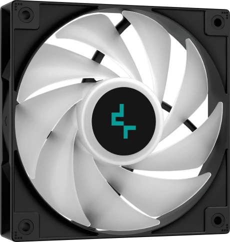 Кулер Deepcool AG400 Bk ARGB Soc-AM5/AM4/1200/1700/1851 черный/белый 4-pin 31.6dB Al+Cu 220W 614gr Ret (R-AG400-BKANMC-G-2) [R-AG400-BKANMC-G-2] фото 8