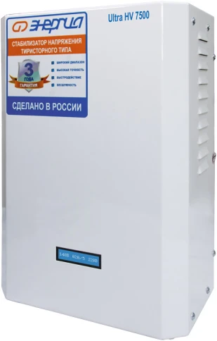 Стабилизатор ЭНЕРГИЯ  7 500 ВА серии Ultra  (HV)/ Stabilizer ENERGY 7 500 VA Ultra series (HV) фото 6