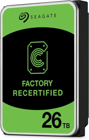Жесткий диск/ HDD Seagate Exos  SATA 26Tb 7200 6Gb/s 512Mb OFFICIAL RECERTIFIED MTBF - 2.5M hrs 1 year warranty (replacement WUH722626ALE6L4, WD261KRYZ, WUH722624ALE6L4, WD241KRYZ, WD221KRYZ, ST24000NM002H) фото 3