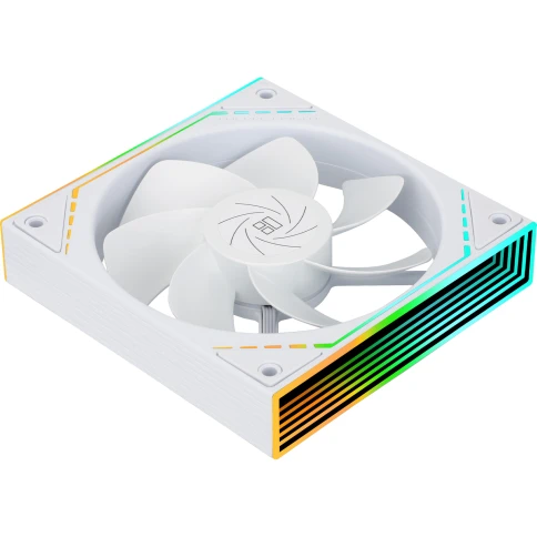 Кулер для корпуса/ Case Cooler Thermalright TL-M12RW Reverse (124x120x25mm, 4-pin PWM, ARGB, 42.6CFM, 23.2dBA, 1500RPM, White) фото 5
