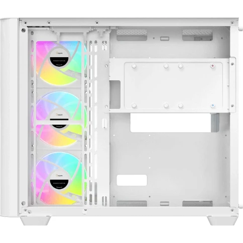 Корпус ПК без блока питания/ Case Ocypus Iota C70 Curve WH ARGB, Midi-Tower, TG, 4x120mm ARGB, 2xUSB-A 3.0 + 1xUSB-C 3.1, ATX, mATX, mITX White фото 6