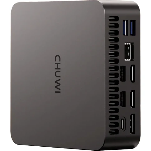 Компьютер/ Chuwi AuBox  Intel Core Ultra 5 226V(2.1Ghz)/16384Mb/512PCISSDGb/Int:Intel Iris Xe Graphics/BT/WiFi/war 1y/0.865kg/Grey/Win11Pro + USB3.0*4/HDMI*1/DP*1/RJ45*1/WIFI6,BT5.2/bracket фото 2
