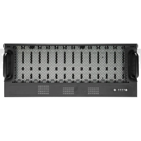 Дисковая полка/ 4U 78x 3.5" hot-swap bays, hot-swap JBOD with  dual  SAS 12G edge/24G hub expander controller,  dual  BMC, tool-less HDD tray, 1600W 1+1 hot-swap redundant 80+  Titanium (C14 inlet), tool-less rail kit фото 3