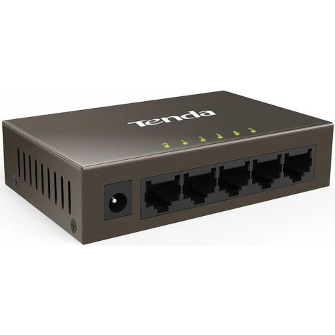 Коммутатор/ Tenda TEF1005D  Fast 10/100Mbps 5 port fast ethernet switch фото 2