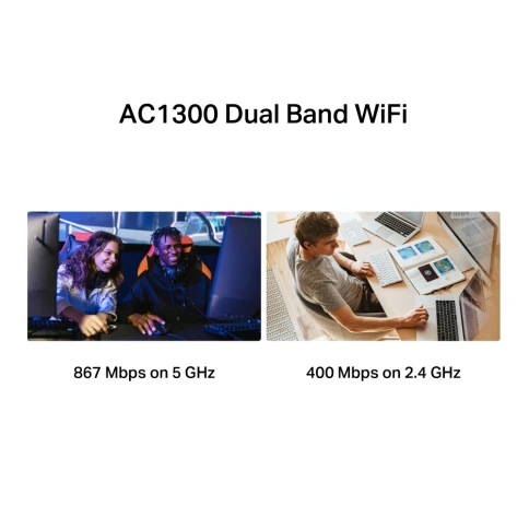 Адаптер Wi-Fi/ AC1300 High Gain Wireless Dual Band USB Adapter фото 3