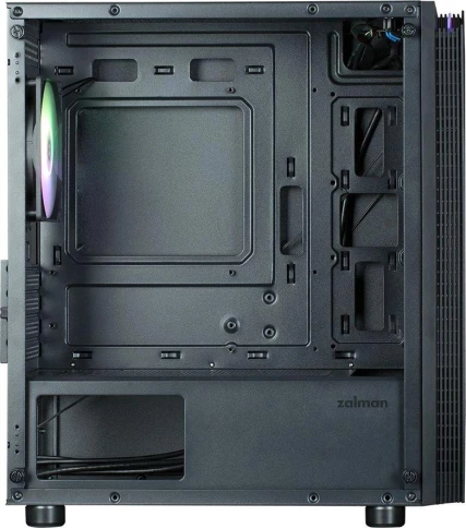 Корпус Zalman ZM-T4 Plus черный mATX 6x120mm 1x140mm 1xUSB2.0 2xUSB3.0 audio bott PSU [ZM-T4 PLUS] фото 12