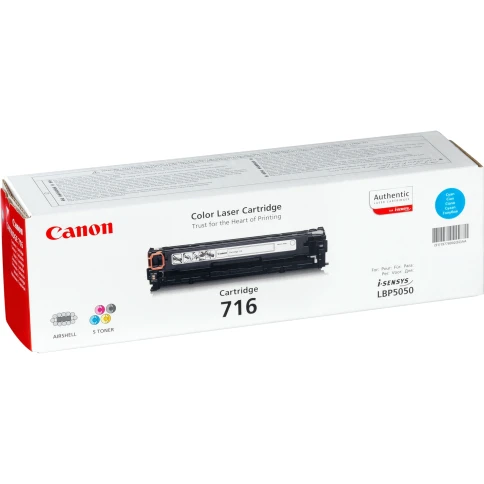Тонер-картридж/ CARTRIDGE 716 CYAN/LBP5050 фото 3