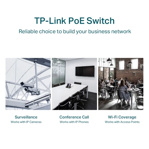 Сетевой коммутатор/ 28-port Easy Smart switch with 24 PoE+ ports, 26 10/100/1000 Mbps RJ45 ports and 2 independent SFP slots фото 5