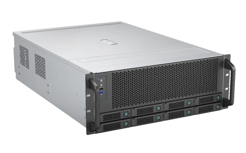 Серверный корпус/ Server case YCC YRM-46508A0, 4U, E-ATX, 8x3,5"/2,5" hotswap HDD bays, SAS/SATA 12GB/s  minisasHD backplane, 3x12038 PWM front fans, 2x8038 PWM rear fans, 2xUSB 3.0, 11xFHFL PCIe slots, depth 650mm, CRPS3200W (2*CRPS3200T) + PDB фото 1