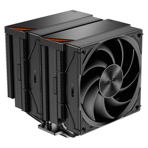Кулер для процессора/ CPU Cooler PCCooler RZ620 BK (260W, 4-pin PWM, 157.5mm, Al/Cu, 6x6mm, 2x120mm, 86.73CFM, 32dBA, 2000RPM, S: 1851/1700/1200/115X, AM5/AM4, black) фото 6