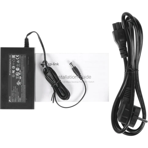 Коммутатор/ 8-port 10/100 Mbps unmanaged switch with 4 PoE ports, metal case, desktop installation, PoE budget-41w. фото 6